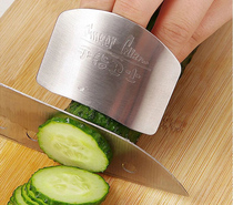 Finger guard stainless steel finger guard anti-cut vegetable armguard protective sleeve creative kitchen small tool anti-cheer