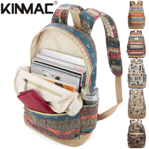New Apple 13 ASUS 15 inch laptop backpack bag fashion versatile canvas trendy women waterproof