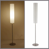 Minimalist modern creative black and white cloth art upright floor table lamp Living room Bedroom Book room LED Dimmable remote control Lights