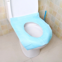 Household disposable toilet cushion paper maternity anti-bacterial travel thickened and widened portable toilet sticky travel