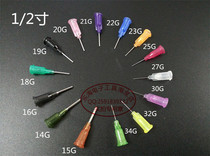 100 packaging dispensing needles plastic seat screw mouth stainless steel needles dispensing needles precision dispensing needles