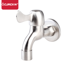 Omo SUS304 stainless steel single - cooled washing machine mop pool tap 4 - point interface open water - mouth tap