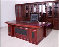 Jinan office furniture big class boss manager paint solid wood desk President simple modern desk