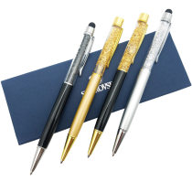 Metal Pen Gold Foil Ballpoint Pen Gift Business Gel Pen Activity Insurance Will Sell Gift Advertising Custom LOGO