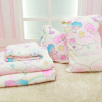 Cute cartoon Twin Star blanket flannel blanket coral velvet sheets air conditioning blanket coral velvet towel quilt