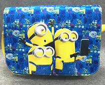 Cute cartoon little yellow shoulder bag male and female childrens tutoring bag Leisure bag shoulder crossbody bag Travel parent-child bag
