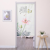Simple fabric door curtain partition curtain partition curtain living room modern home and rich curtain decoration curtain bedroom kitchen wind water curtain