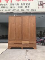 Burmese teak modern wardrobe