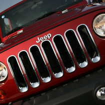 Fu Rui knight 08-17 Wrangler Wrangler exterior modification parts electroplated mesh ring trim strip bright strip