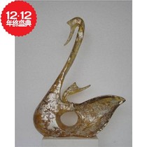 The effect of using transparent materials to make surface stickers of broken silver foil is elegant for home decorations in model houses