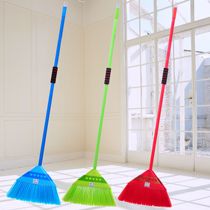 Household soft broom Indoor broom is not easy to deform wooden floor broom Office broom with 1 1 meter rod