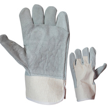 Xinwei Machinery Factory Gloves Cowhide Canvas Gloves High-end Short Palm Gloves Welder Electric Welding Gloves