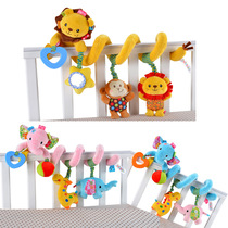 Korean version of the bed bell male and female baby toy bed around the baby crib pendant car around the bed around the music 0-2 years old