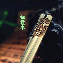 Green sandalwood bookmarks classical custom Chinese style foreign affairs business gifts creative lettering gifts for foreigners