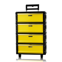 Ruimeituo tool trolley lever toolbox multifunctional hardware tool trolley case mobile pulley drawer