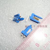 76382-302LF FCI connector 2PIN gold plating 2 54mm 90 degree BERG series