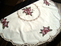 Foreign trade Baili printed cotton American vintage cloth tablecloth scarf 90CM round rice rose value