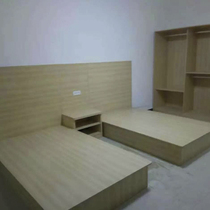 Guan Biao Hotel Furniture Hotel Apartment Full Furniture Customized Hotel Bed Box Do Rental Room 1 Meter Bed