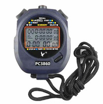 Tianfu PC3860 three-row 60 pc2810 stopwatch multifunctional electronic stopwatch timer running watch