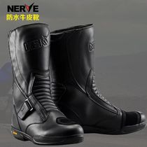 German NERVE motorcycle rider equipped racing shoes riding boots high-end waterproof Vibram soles Road boots