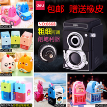 Able Pencil Knife Pencil Sharpeners 0641 Cartoon Transfer Pen Knife Hand Roll Pencil Knife Planter Pen Machine Elementary School Students Stationery