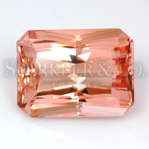 (Collection)54 06 carats Large Orange pink Emerald (Morganite Bare Stone Beryl) Out