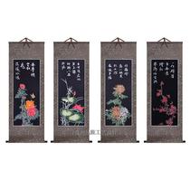 Guizhou batik hanging pictures home decoration business gifts batik shaft painting spring summer autumn and winter (set)