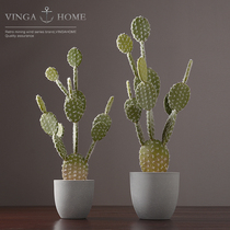 Cactus potted plants indoor large plants simulation ornaments living room decoration large plants Evergreen