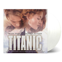 Spot) Vinyl movie soundtrack Titanic Transparent color glue 2LP record New