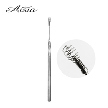 Stainless steel double head spring digging ear spoons ear pickpockets ear digging and ear removal ear removal tools