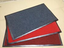 PVC composite striped Welcome carpet Waterproof doormat Absorbent floor mat Welcome red carpet sand scraping mat
