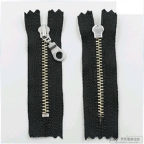 YKK3 Number of metal white copper closed closed closed tail zipped bag pocket one-piece dress black RMB99