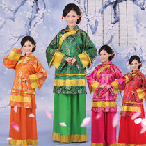 Republic of China womens costume Xiuhe clothing toast performance Chinese wedding ceremony