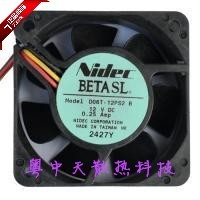 Original NIDEC D06T-12PS2 B 6025 12V 0 25A Double Ball fan