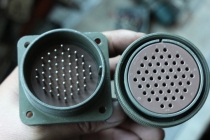 Japan imports JAE MS3102A36-10P MS3106B36-10S silver plated 48 core aviation plug socket