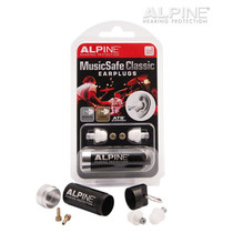 Dutch Alpine MusicSafe concert filter earplugs high fidelity sound quality male and female noise reduction