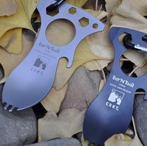 Foreign Trade Source CRKT 9100 Soup Spoon Multi - purpose Multi - purpose Outdoor Camping Picnic Tools