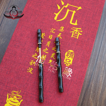 Black agarwood bamboo joint copper needle incense strip cigarette needle 100% pure copper agarwood incense needle portable fragrance device