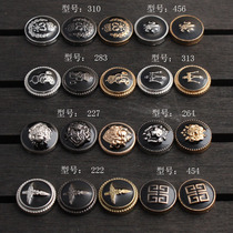 Upscale button gold small button buttoned metal men and women clothes shirt shirt lining cardiovert buttoned round sleeve button