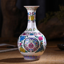 Haolin Xuan Jingdezhen Ceramic Enamel Luminous Bottle Glowing Vase Modern Fashion Decoration Home Furnishings
