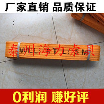 5T5M polyester flat hanger with colored lifting harness with two ends buckle harness abrasion resistant and aging