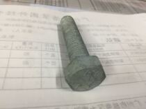 M12 * 60 external hexagon 4 8 grade full thread hot dip galvanized screw hot dip galvanized hexagonal fastener
