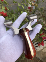 Spot extraordinary dragon tongue slingshot flat skin target tc21 titanium alloy wood wire cutting fiber optic target free binding tablet