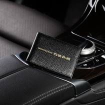 Charm drivers license leather case for men and women cowhide driving license clip Thin motor vehicle document sleeve Personalized document jacket