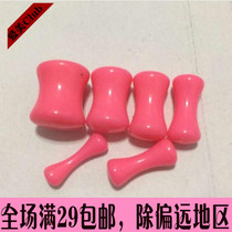 Special deal with solid cylindrical anti-allergic acrylic ear expansion pink waist drum expander earring studs 3-14mm