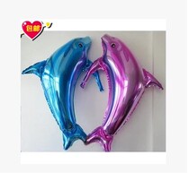 Company store celebration adult children birthday mall event decoration wedding dolphin aluminum balloon