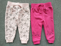 Export freshmen baby pants suede pants baby girl baby large pp plus suede spring autumn long pants 0-1-2-3 years old