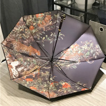 Luxurious Taste Leopard FASHION BEACH UMBRELLA UV rays PRESS CUSTOM-MADE SUNNY UMBRELLA SUNSCREEN DOUBLE Z7AFF
