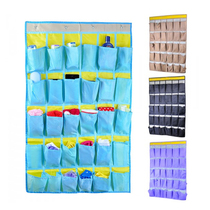 30-cell phone hanging bag dormitory classroom wall-mounted debris storage bag door rear multifunctional storage bag tube hanging pocket