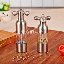 304 Stainless steel pepper mill manually black pepper kitche
